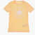 Converse All Star Chuck Taylor Maxi Logo Printed Crew-Neck T-Shirt Yellow