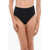 Stella McCartney High Waist Falabella Bikini Bottom With Decorative Side Chai Black