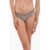 Ganni Awning Striped Bikini Bottom With Ruffle Details White