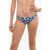 Tory Burch Patterned Two-Tone Bikini Bottom White