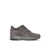 Hogan Sneaker Interactive in suede grigio con H laterale imbottita Grey