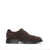 Hogan Scarpa allacciata derby in suede ebano Brown