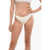 OSEREE Solid Color Stretch Fabric Bikini Bottom White