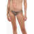 Tory Burch Animal Patterned Tie-Side Bikini Bottom Brown