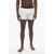Karl Lagerfeld Two-Tone Swim Shorts With Logoed Button* Black & White