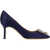 Manolo Blahnik Hangisi Pumps NAVY