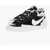 Nike Raw Cut Blazer Low Sacai Leather Sneakers Black & White