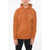 ÉTUDES Archive Fleeced-Cotton Hoodie With Star-Embroidery Orange