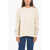 AMBUSH Crewneck Sweatshirt With Side-Zip Detailing White