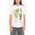Burberry Creewneck Short Sleeved T-Shirt With Maxi Patch White