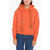 AMBUSH Brushed-Cotton Multicord Crewneck Sweatshirt With Logo Embro Orange