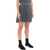 Thom Browne Knitted Pleated Mini Skirt MED GREY