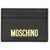 Moschino Card Holder With Logo BLACK