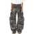 THE ATTICO "Fern" camouflage long pants Green