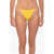 OSEREE Tie-Side Solid Color Bikini Bottom Yellow