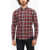 Woolrich Plaid Motif Cotton Shirt With Button-Down Collar Multicolor