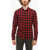 Woolrich Buffalo Checked Shirt With Breast Pocket Black
