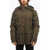 Woolrich Cotton Travel Field Utility Down Jacket Military Green
