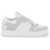 Jimmy Choo 'Florent' Glittered Sneakers With Lettering Logo X SILVER WHITE