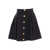 Balmain Logo buttons embellished skirt Black  