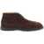 TOD'S Suede Leather Ankle Boots MARRONE AFRICA