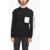 AMBUSH Wool Blend Taped Sweater With Breast-Pocket Black