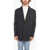 Palm Angels Peak Lapel Track Blazer With Contrasting Bands Blue