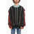 AMBUSH Contrasting Edge Wool Blend Folding Sweater Black