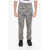 Palm Angels Missoni Knitted Track Pants With Side Contrasting Bands Gray