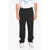 DSQUARED2 Cotton Blend Sweatpants With Side Logo Bands Black