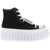 Roger Vivier Viv' Go-Thick Canvas High-Top Sneakers With Buckle NERO