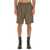 HELMUT LANG Pull-On Shorts GREEN