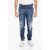 DSQUARED2 5 Pocket Cool Guy Fit Denims With Embroidered Bottom 16Cm Blue