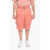 Isabel Marant Cotton-Poplin Frayis Cargo Short With Belt Pink
