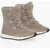 Woolrich Fabric Boots With Suede Details Beige