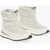 Woolrich Water Resistant Snow Pull-On High Top Sneakers With Textured Beige