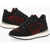 Woolrich Wool Buffalo Checked Jogger Low-Top Sneakers With Suede Deta Red