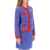 Tory Burch Confetti Tweed Jacket BLUE COSMO RED CHILI