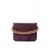 Bottega Veneta Bottega Veneta Mount Small Leather Bag Purple