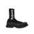 Alexander McQueen Alexander Mcqueen Sock-Style Logo-Print Boots Black