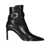 Céline Celine Jodphur Leather Boots Black