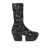 Prada Prada Sequins Platform Boots Black