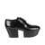 Prada Prada Leather Platform Loafers Black