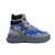 Versace Versace Suede Hiking Boots Gray