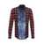 DSQUARED2 Dsquared2 Flannel Cotton Blend Shirt Red