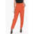 Moschino Wool Candy Trousers With Belt Orange