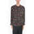 Isabel Marant Etoile Catchell Floral Patterned Shirt With Wide Sleeves Black