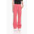Palm Angels High-Waisted Flared Jogger With Contrasting Bands Pink