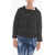 DSQUARED2 Cropped Fit Quilted Down Jacket With Maxi Buttons Black