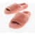 Jimmy Choo Fur Acinda Sliders With Rhinestones Pink